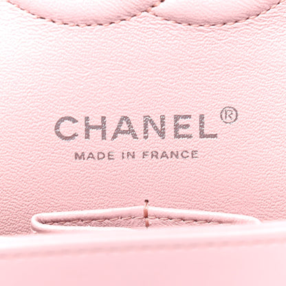 Chanel Lambskin Quilted Medium Double Flap Light Pink 6 of 9