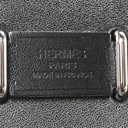 Hermes Military Toile Vache Hunter Herbag Zip Retourne 20 Vert De Gris Black 6 of 11