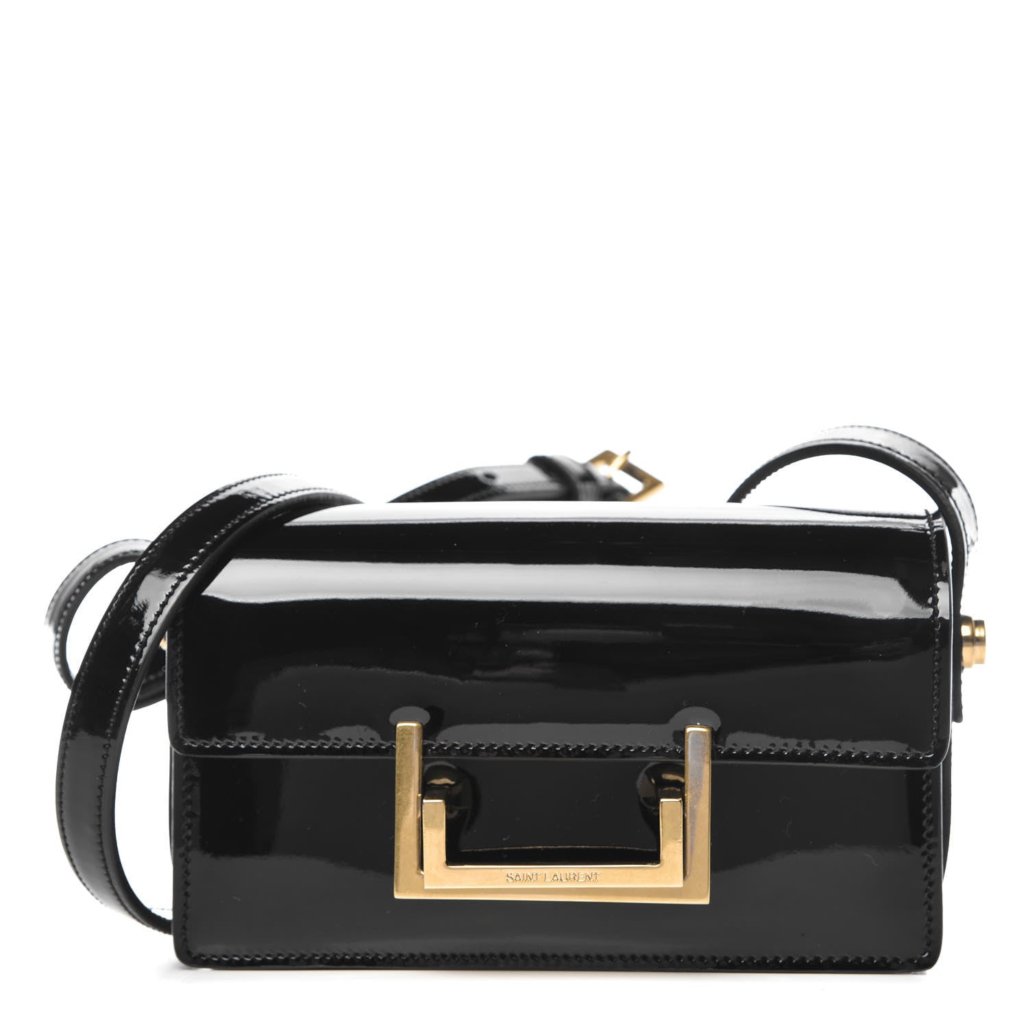 Saint Laurent Patent Small Classic Lulu Bag Black 1 of 11
