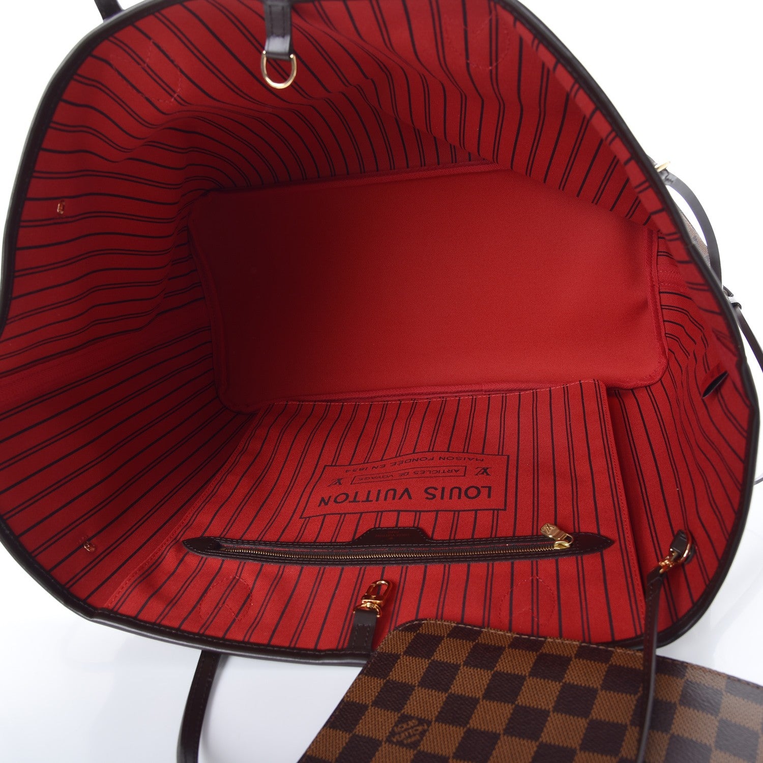 Louis Vuitton Damier Ebene Neo Neverfull GM 6 of 16