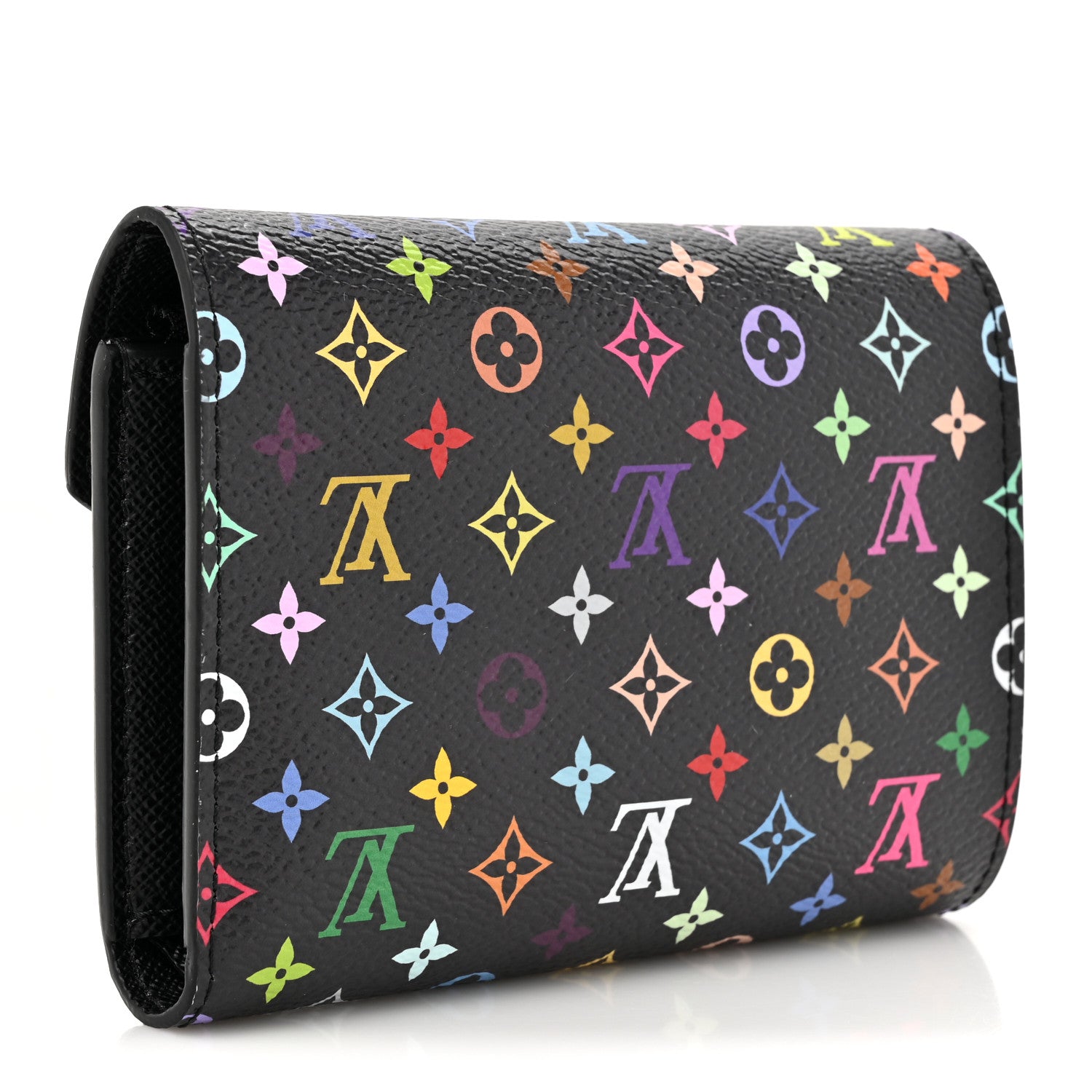 Louis Vuitton LV X TM Monogram Multicolor Victorine Wallet Black 3 of 8