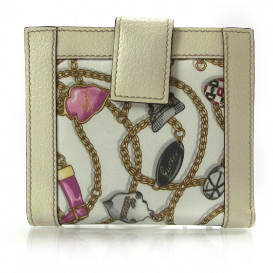 Satin Chain Print Charmy Boston w Wallet