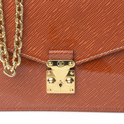 Louis Vuitton Shiny Epi Monogram Pochette Metis Mini Brown 9 of 9