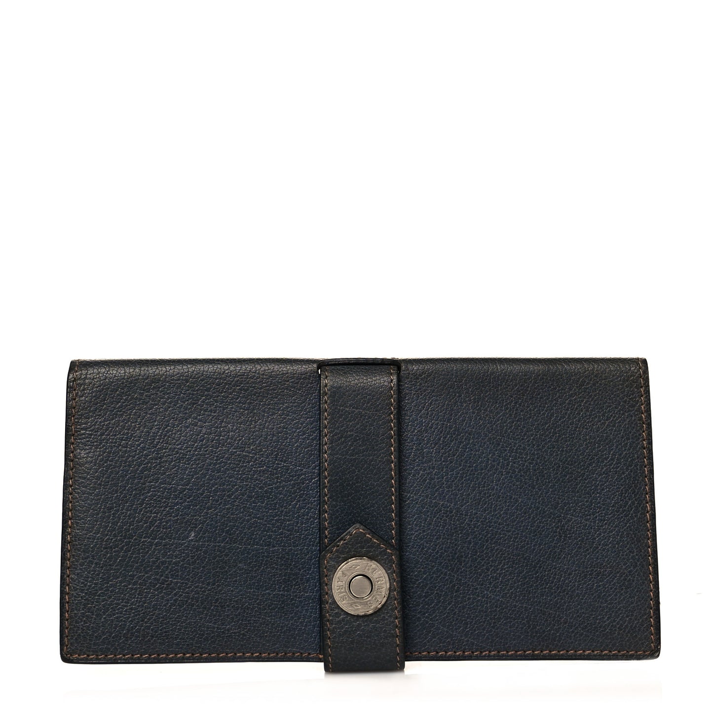 Buffle Dimitri Long Wallet Bleu Thalassa