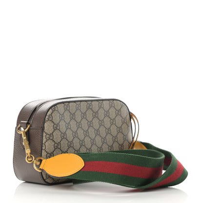Gucci GG Supreme Monogram Web Neo Vintage Shoulder Bag Beige New Acero Crop 3 of 13
