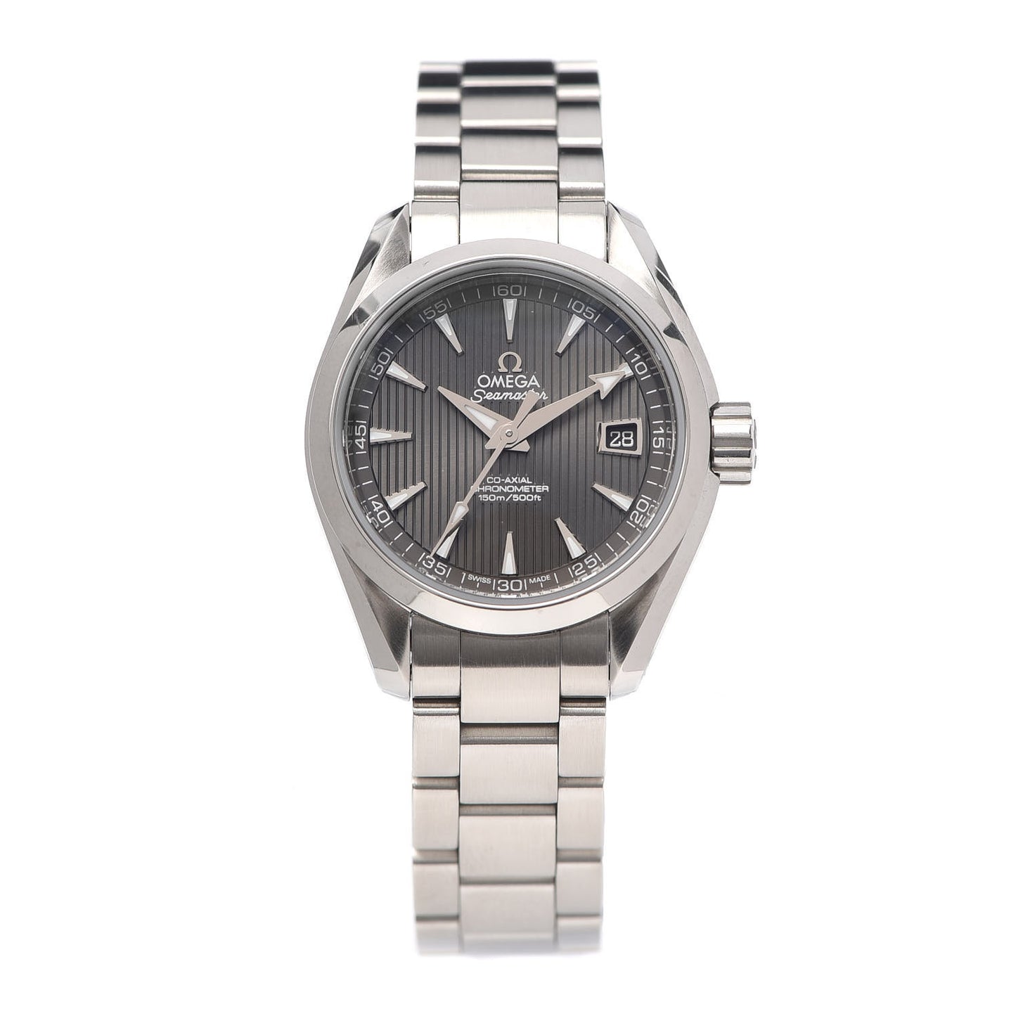 Stainless Steel 30mm Seamaster Aqua Terra 150M Seamaster Co-Axial Automatic Watch Grey 231.10.30.20.06.001