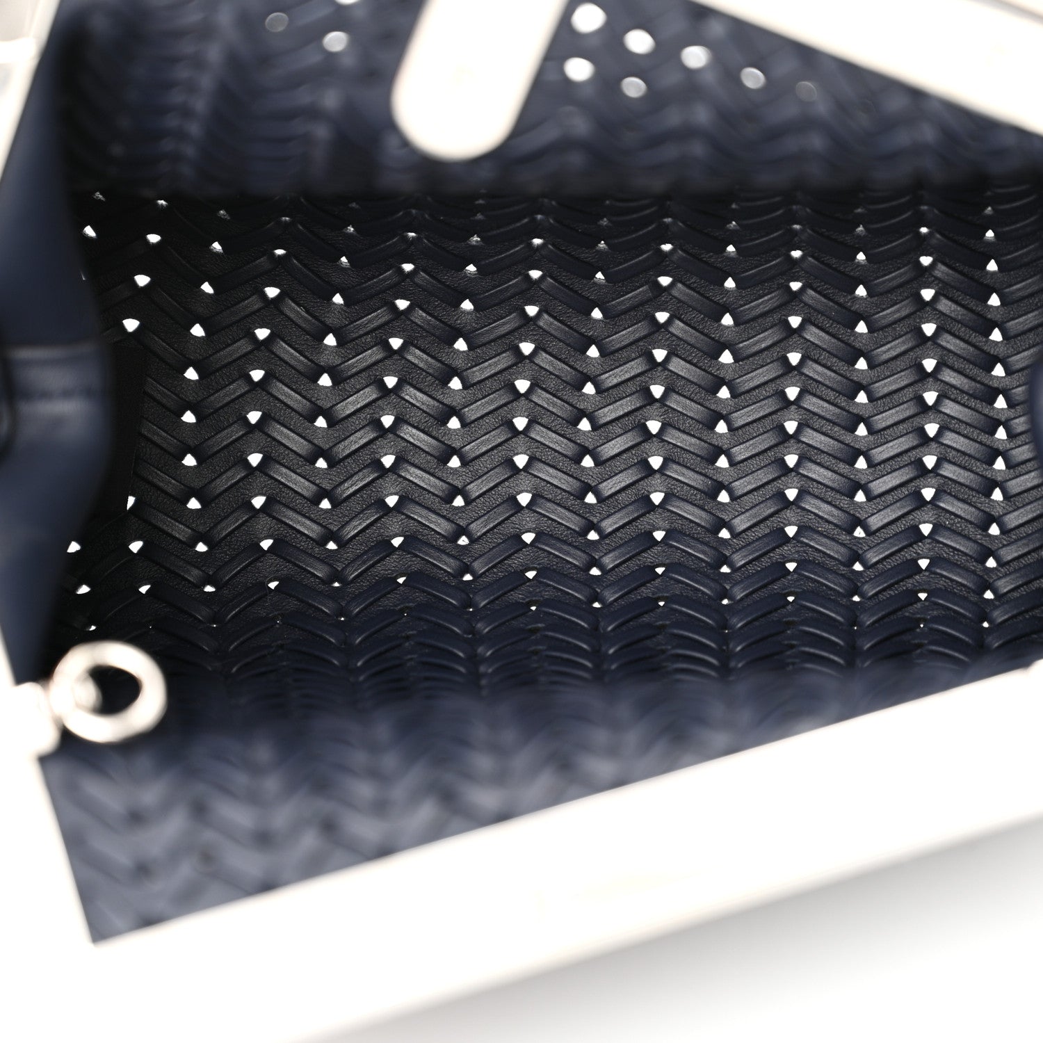 Fendi Vitello Grace Intreccio Nappa Small Fendi First Midnight 5 of 10