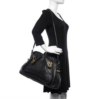 Chloe Calfskin Large Paraty Black 2 of 12