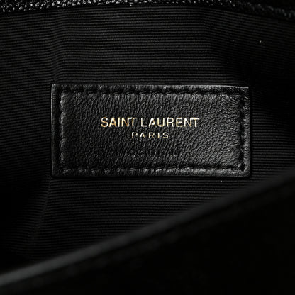 Saint Laurent Grain De Poudre Uptown Pouch Black 7 of 8