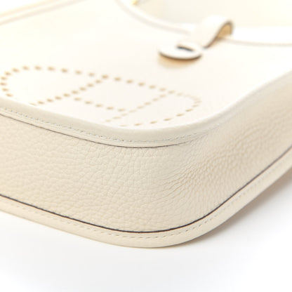 Hermes Taurillon Clemence Amazone Evelyne TPM Nata Craie 10 of 11