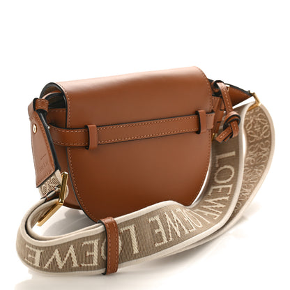 Loewe Calfskin Jacquard Mini Gate Dual Bag Tan 3 of 8