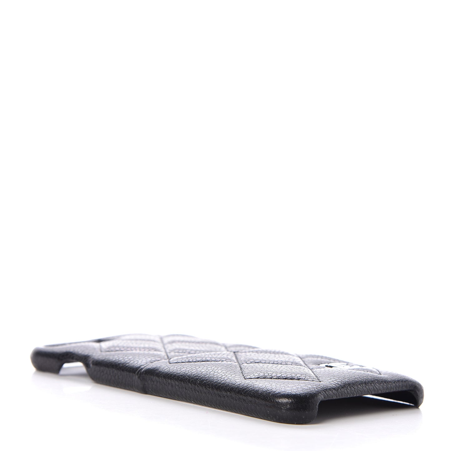 Caviar Quilted iPhone 8 Plus Coco Tech Case Black