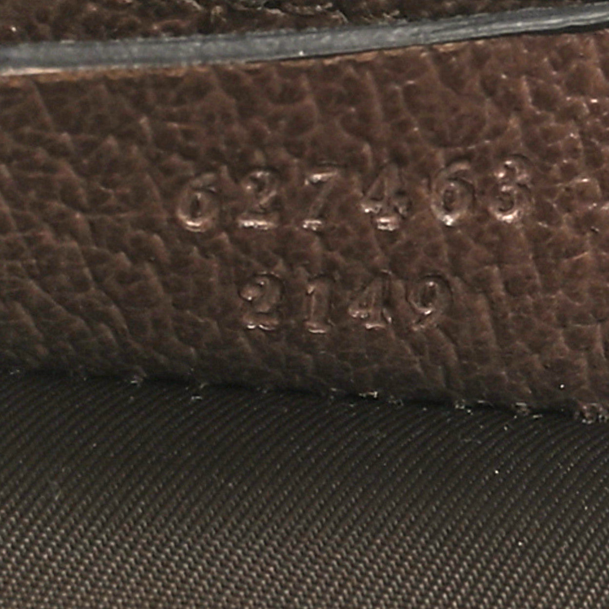 GG Supreme Monogram Textured Calfskin Web Ophidia Vanity Cosmetic Case Beige Ebony New Acero