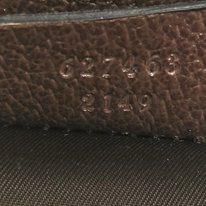 Gucci GG Supreme Monogram Textured Calfskin Web Ophidia Vanity Cosmetic Case Beige Ebony New Acero 8 of 10
