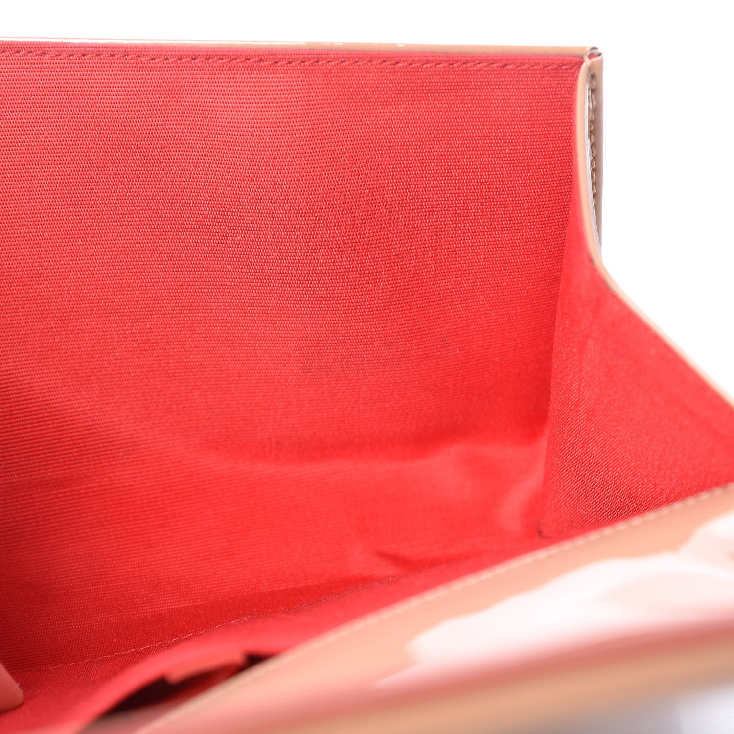 Christian Louboutin Patent Pigalle Clutch Nude 9 of 13