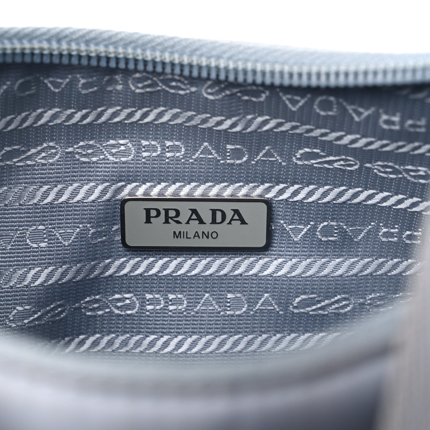 Prada Tessuto Nylon Mini Re-Edition 2000 Bag Fiordaliso 5 of 12