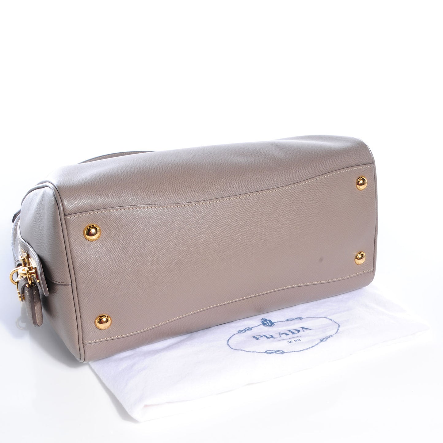 Saffiano Lux Bowler Argilla