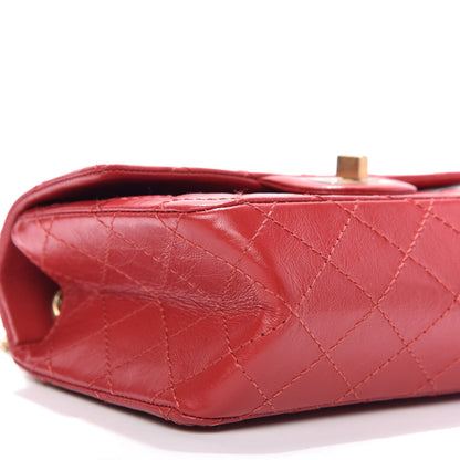 Chanel Aged Calfskin Quilted 2.55 Reissue Mini Flap Red 6 of 10