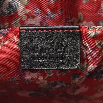 Gucci Calfskin Web Trapuntata Small GG Shoulder Bag Black 6 of 11