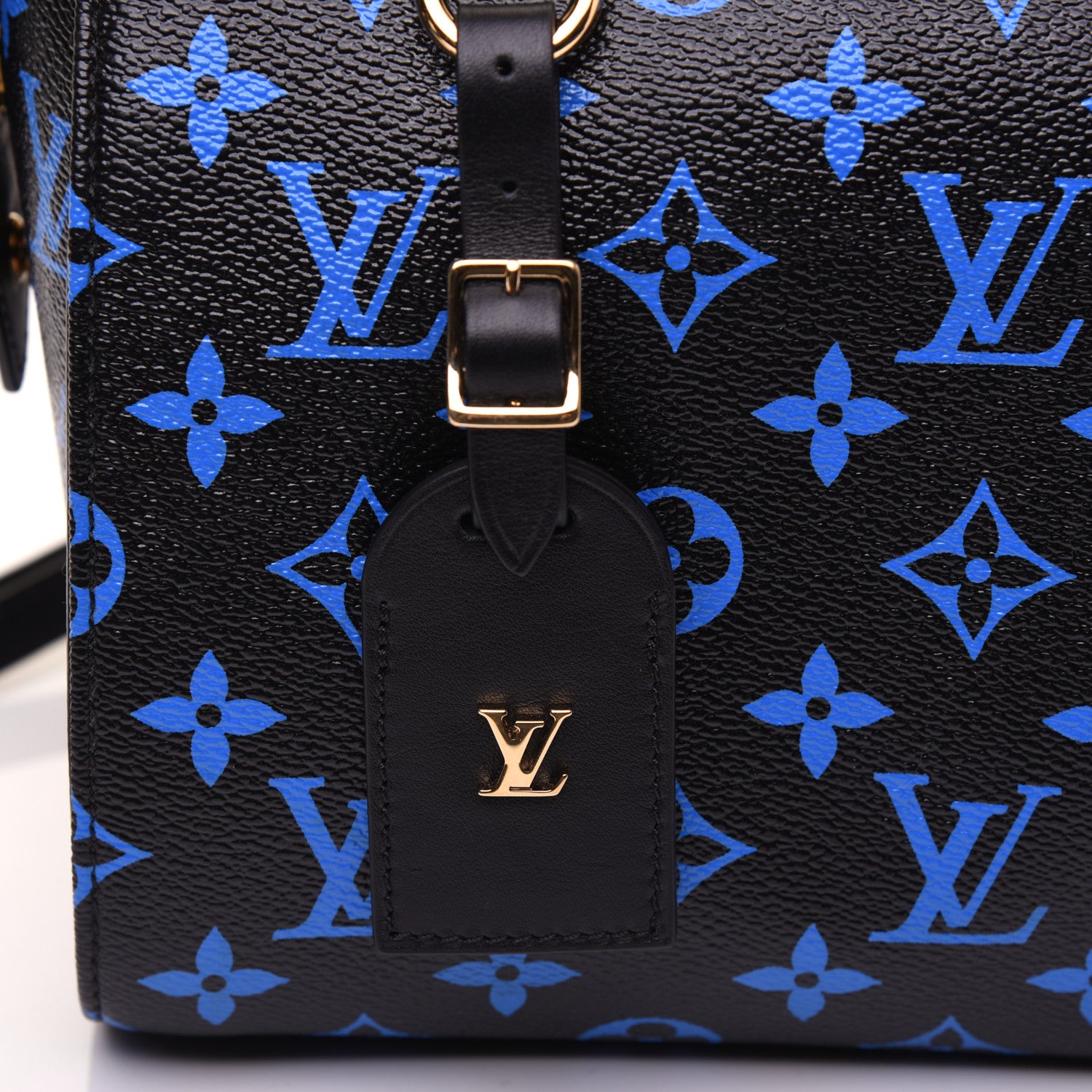 Louis Vuitton Colored Monogram Speedy Amazon PM Blue Black 9 of 16