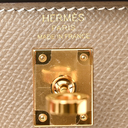 Hermes Epsom Kelly Sellier 25 Etoupe 6 of 13