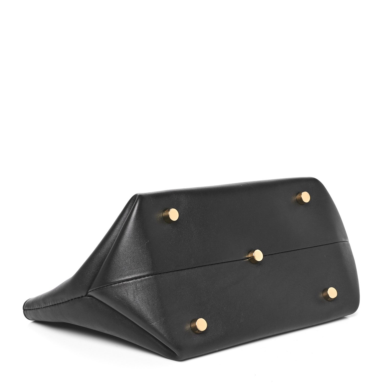 Khaite Smooth Calfskin Aimme Envelope Clutch Black 3 of 8