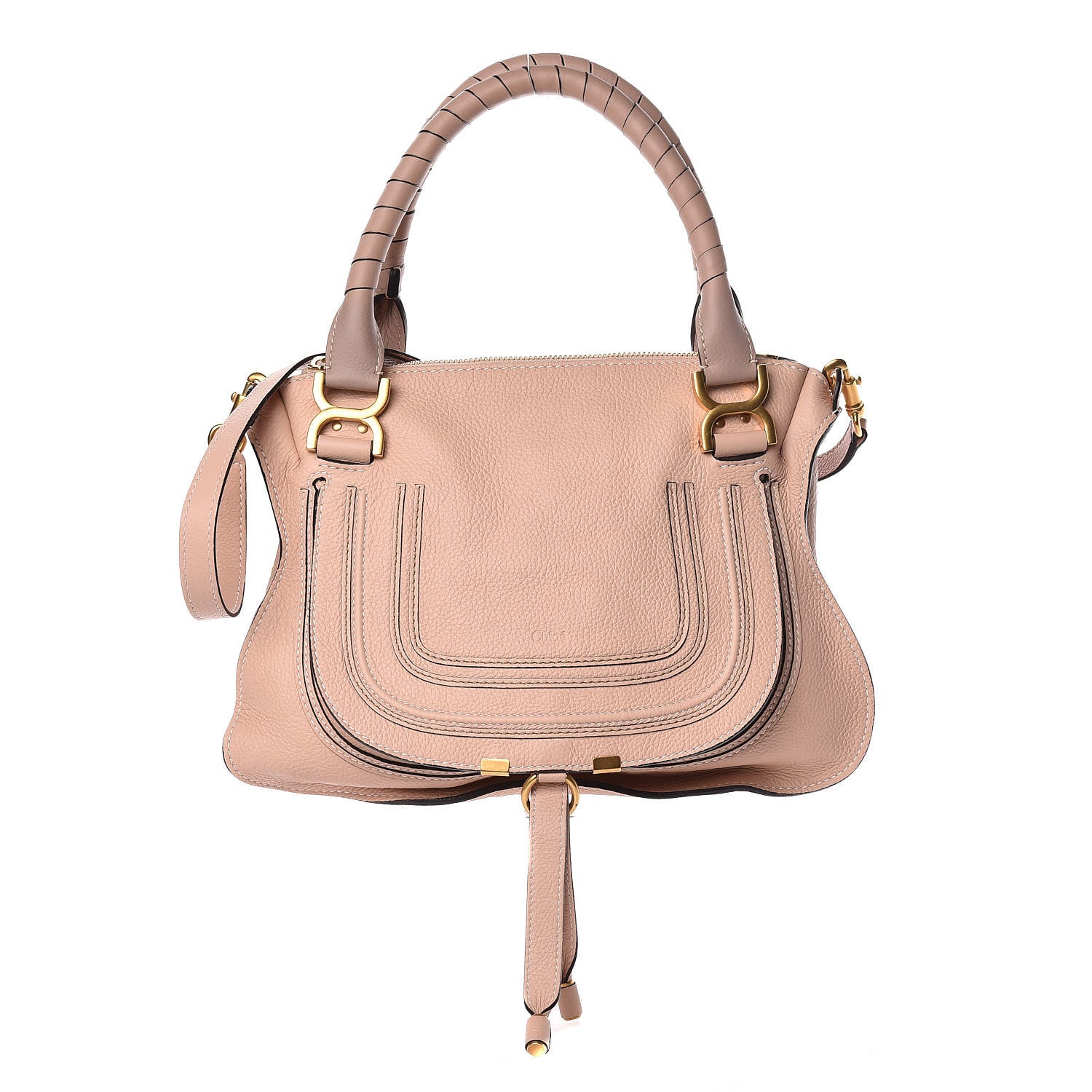 Chloe Calfskin Medium Marcie Satchel Blush Nude 1 of 11