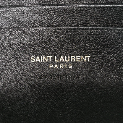 Saint Laurent Grain De Poudre Matelasse Monogram Mini Lou Camera Bag Black 6 of 11