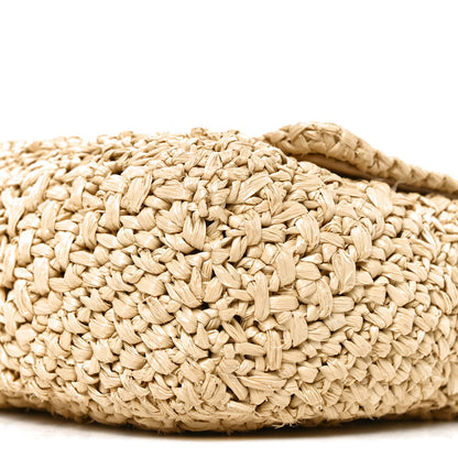 Saint Laurent Raffia Monogram Medium Jamie Natural Avorio 10 of 10