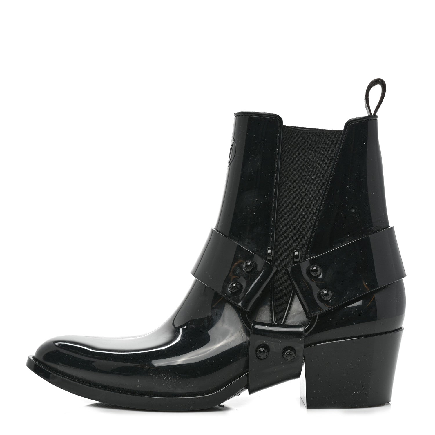 Louis Vuitton Rubber Monogram Rhapsody Ankle Boots 38 Black 1 of 8