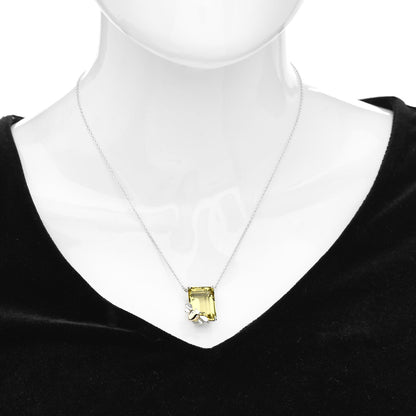 Tiffany Sterling Silver 18K Yellow Gold Yellow Quartz Return to Tiffany Love Bugs Necklace 2 of 4