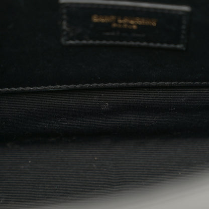 Saint Laurent Grain De Poudre Medium Classic Monogram Kate Satchel Black 11 of 15