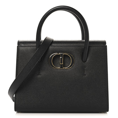 Christian Dior Grained Calfskin Medium St. Honore Tote Black 1 of 11