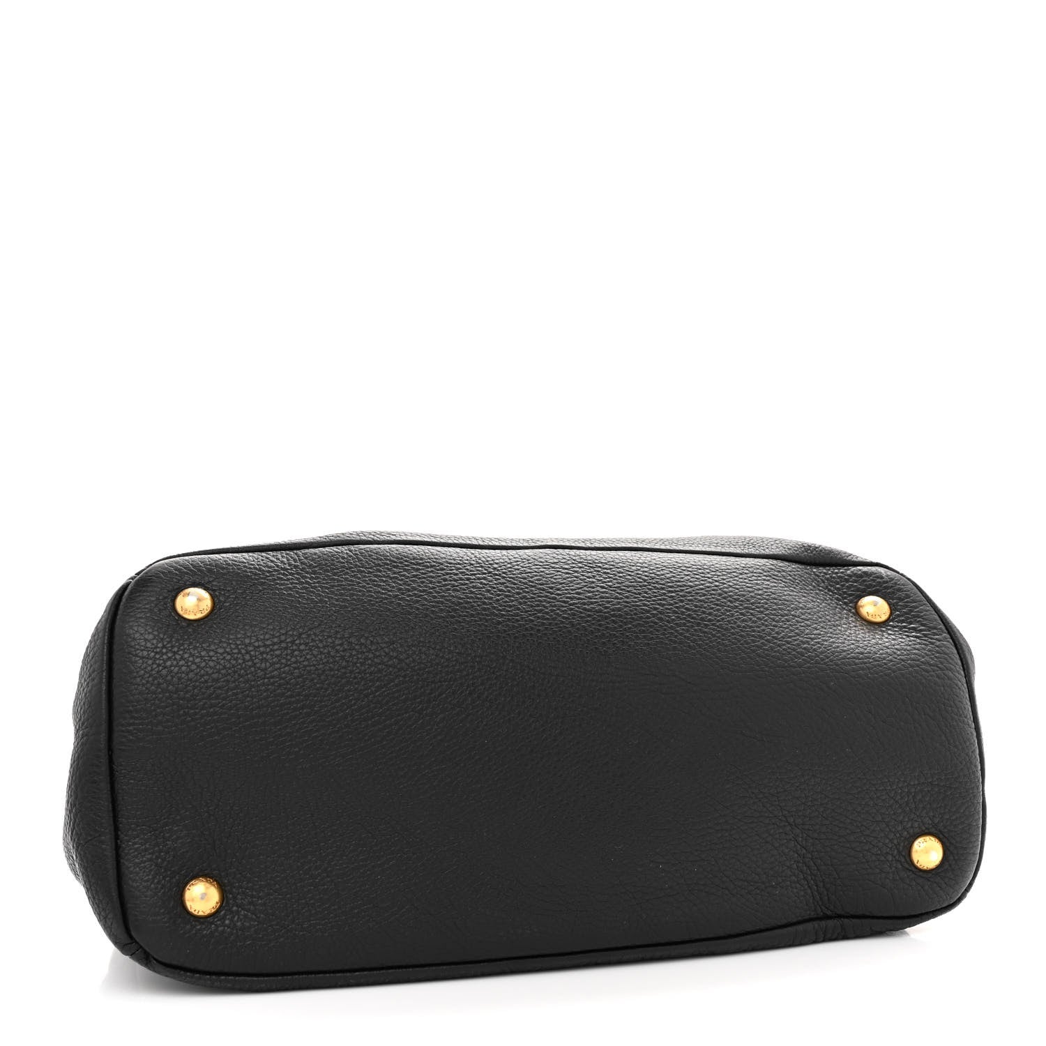 Prada Vitello Daino Tote Black 4 of 17