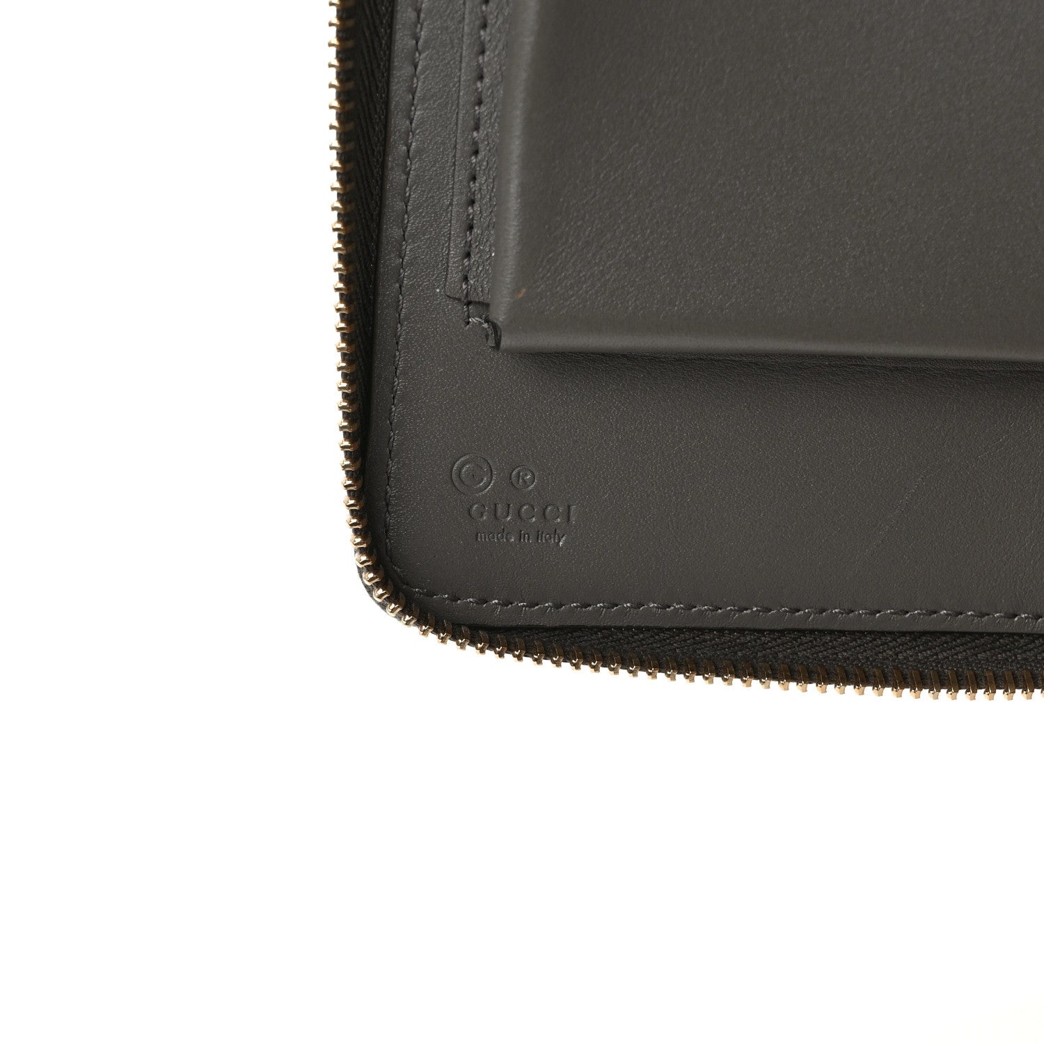 Gucci Soft Microguccissima Zip Around Top Handle Travel Wallet Loess 7 of 7