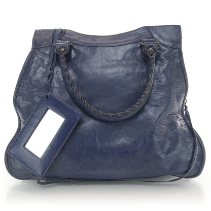 Balenciaga Chevre Mid Afternoon Tote Blueberry 3 of 11