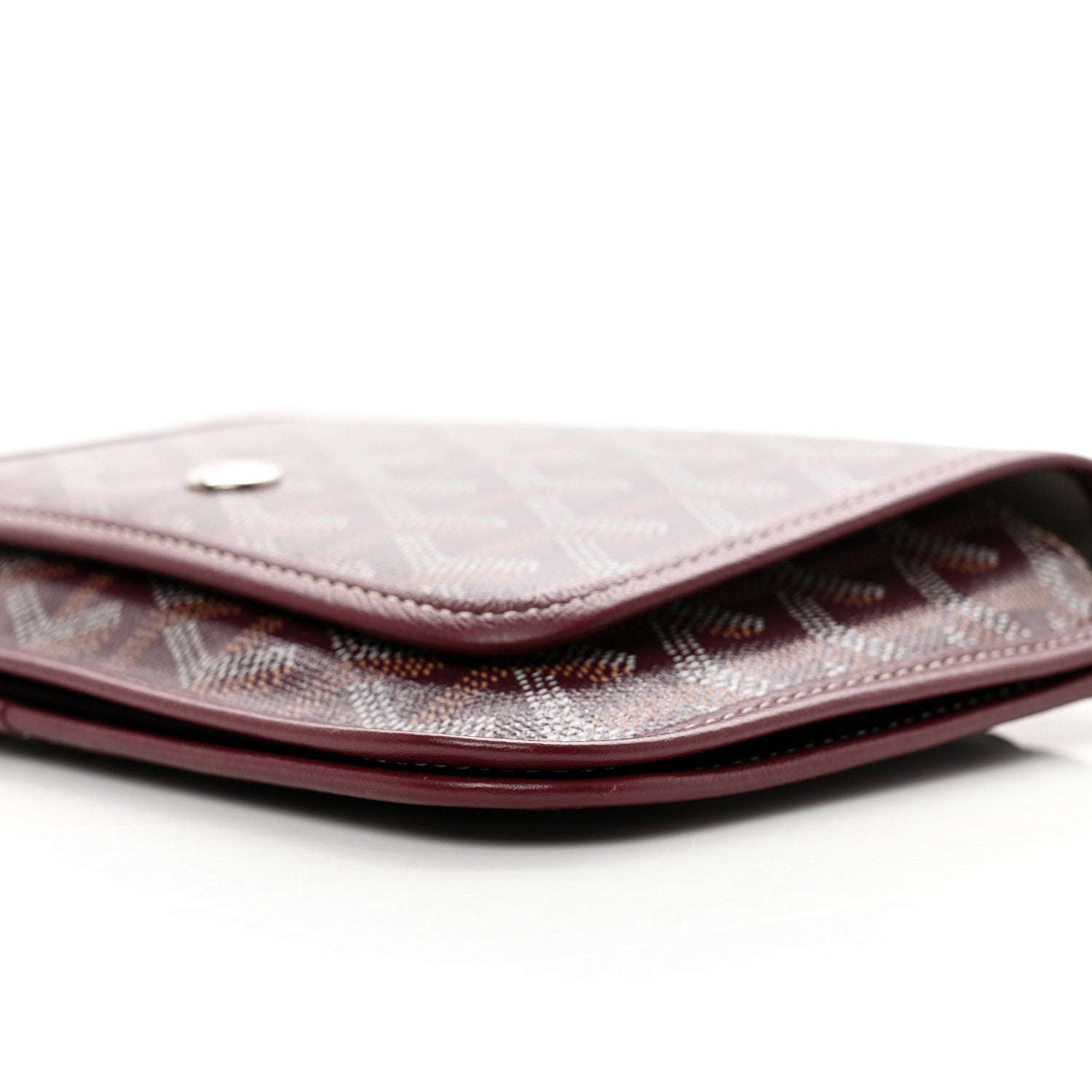 Goyard Goyardine Plumet Wallet Clutch Burgundy 11 of 11