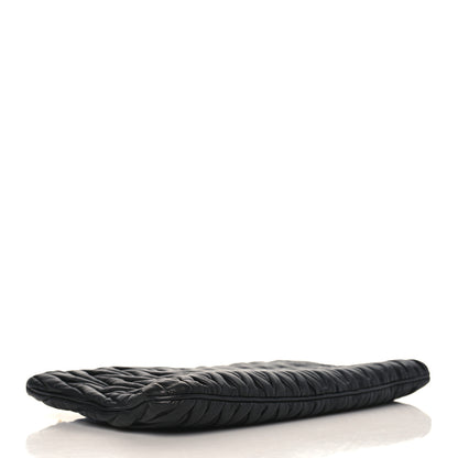Miu Miu Nappa Matelasse Clutch Black 4 of 9