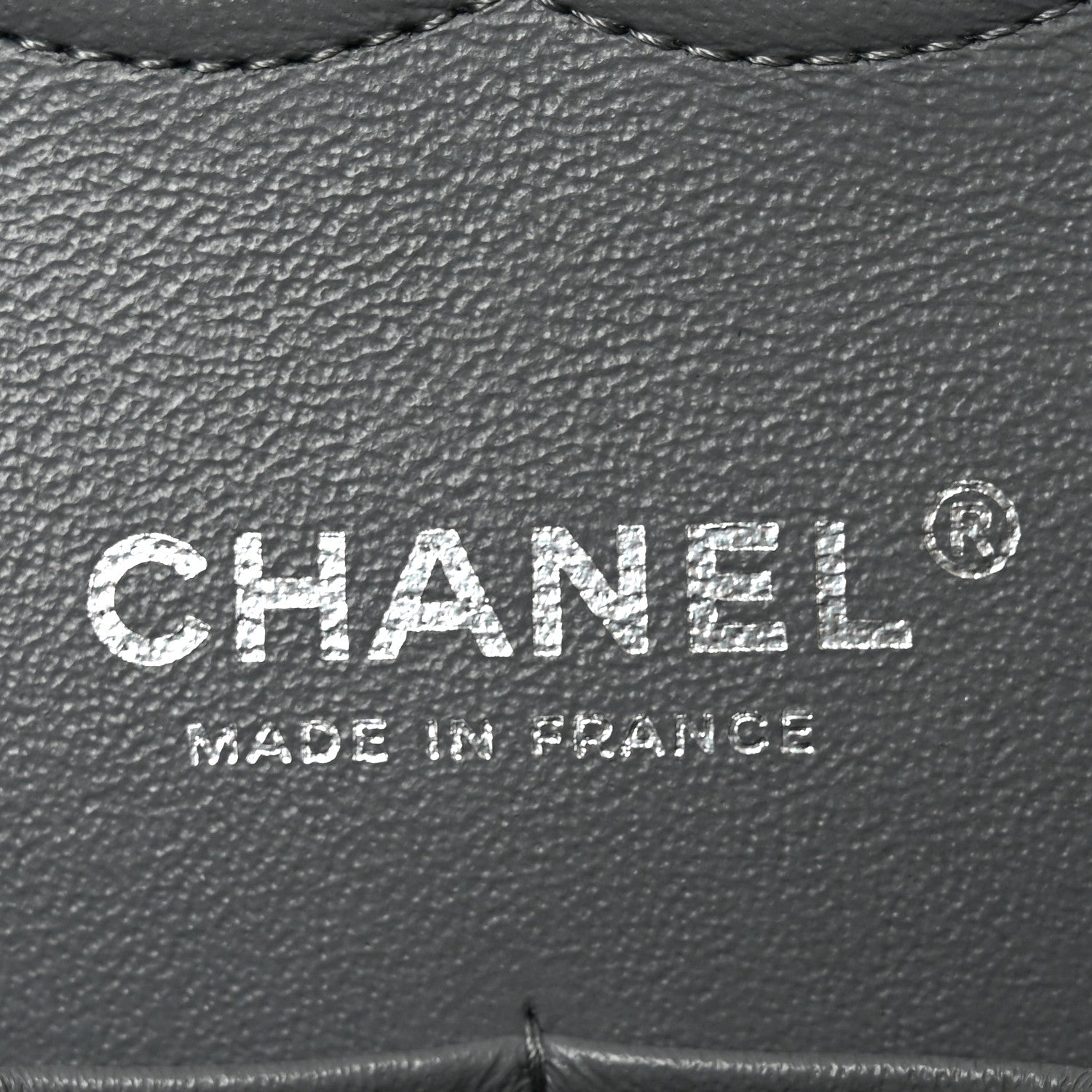 Chanel Caviar Quilted Medium Double Flap Grey 6 of 11