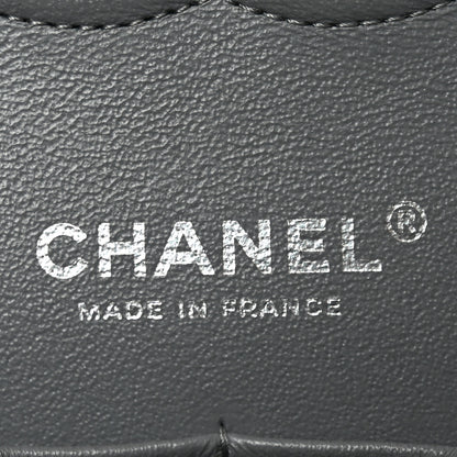 Chanel Caviar Quilted Medium Double Flap Grey 6 of 11