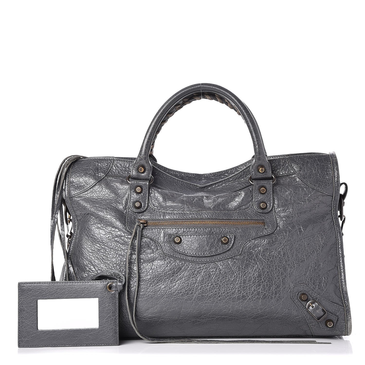 Balenciaga Agneau Classic Hardware City Gris Tarmac 1 of 13