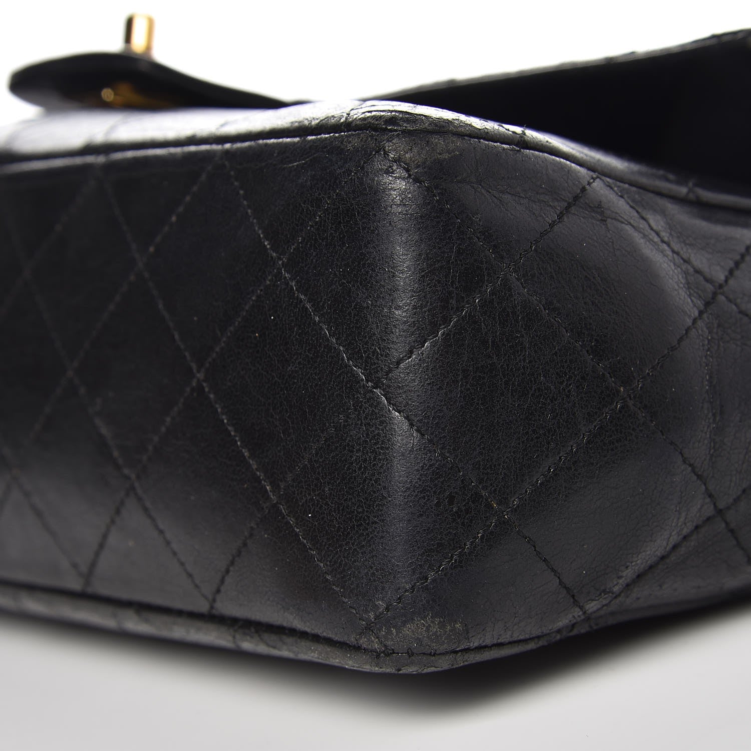 Chanel Lambskin Quilted Medium Flap Black 8 of 12