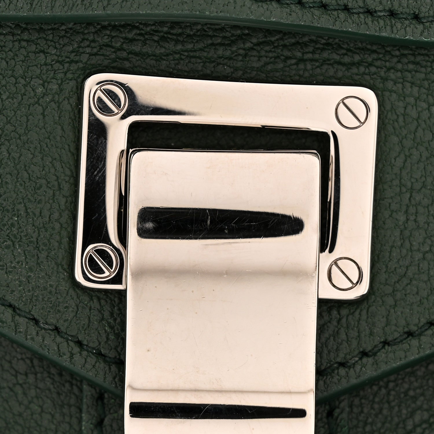 Proenza Schouler Lambskin Mini PS1 Satchel Forest Green 11 of 12