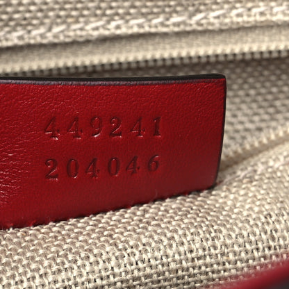 Gucci Microguccissima Small Bree Tote Red 7 of 9