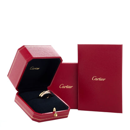 Cartier 18K Pink Yellow White Gold Classic Trinity Ring 58 8.25 7 of 7