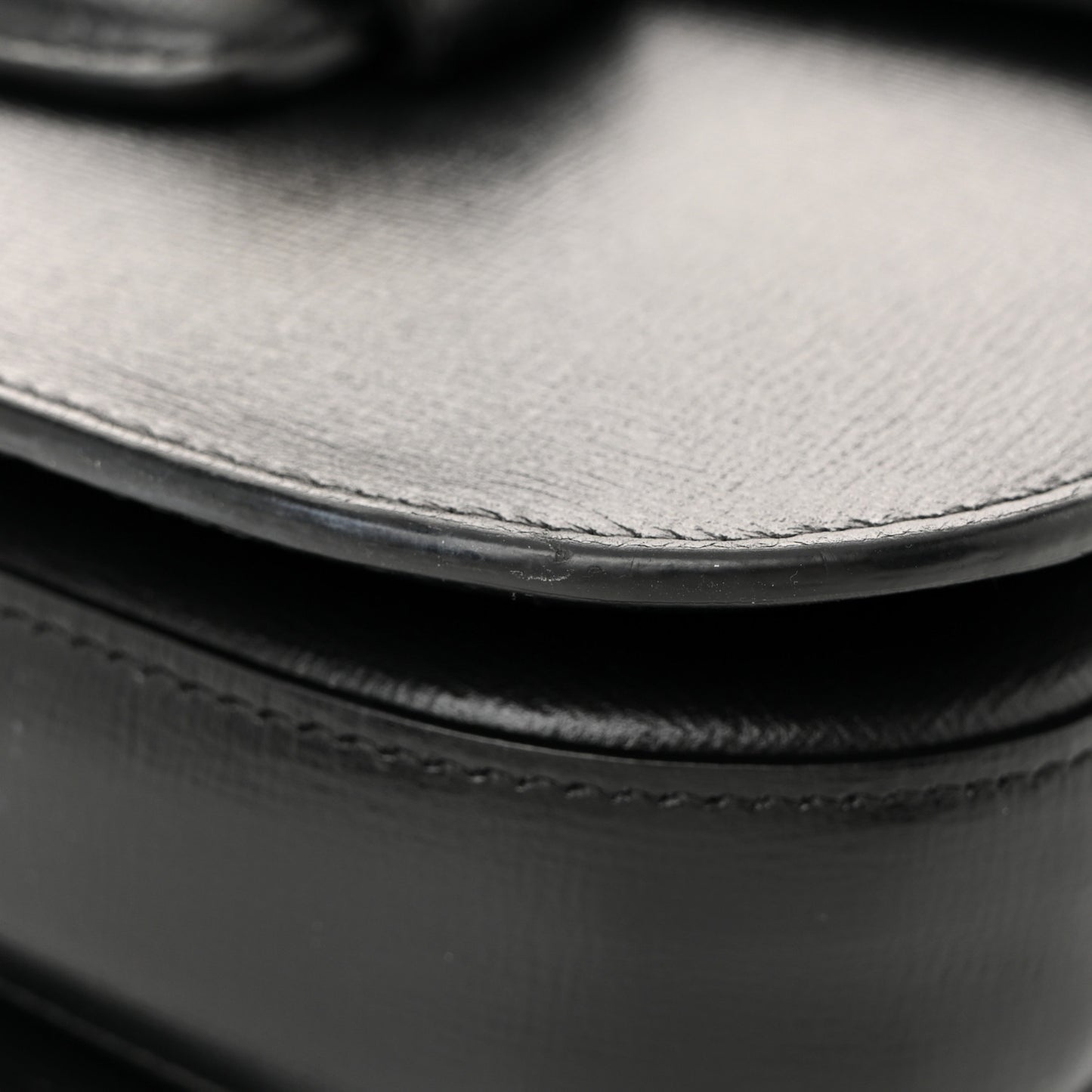 Azalea Calfskin Horsebit 1955 Shoulder Bag Black