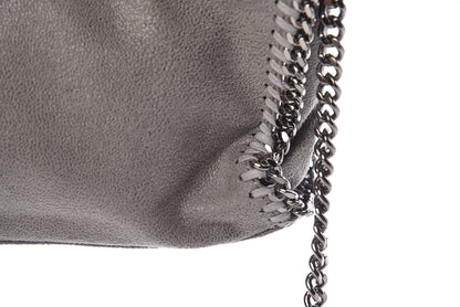Stella McCartney Shaggy Deer Mini Falabella Fold Over Tote Light Grey 11 of 11