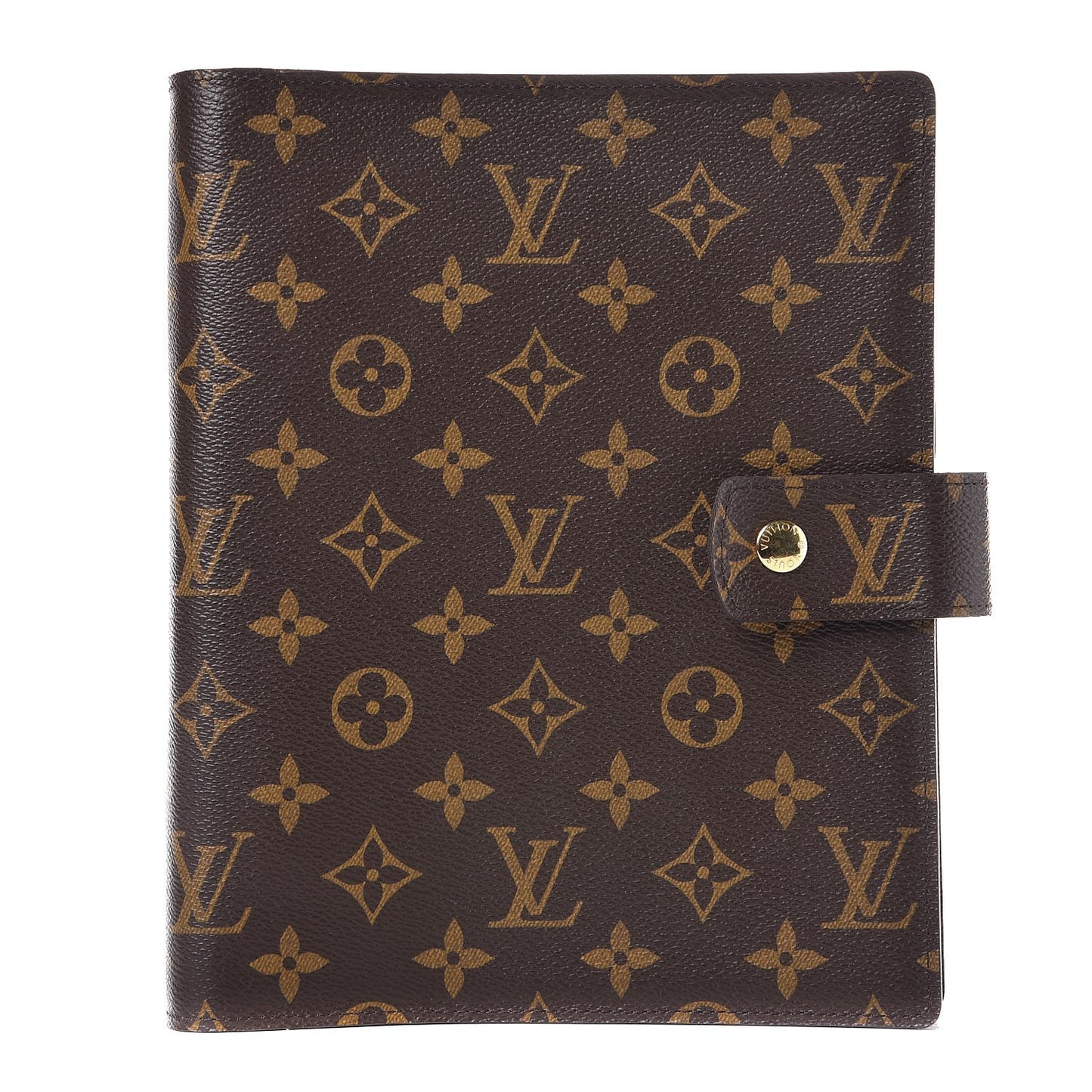 Monogram Large Ring Agenda Cover