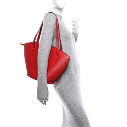 Louis Vuitton Epi Saint Jacques GM Castillan Red 2 of 12
