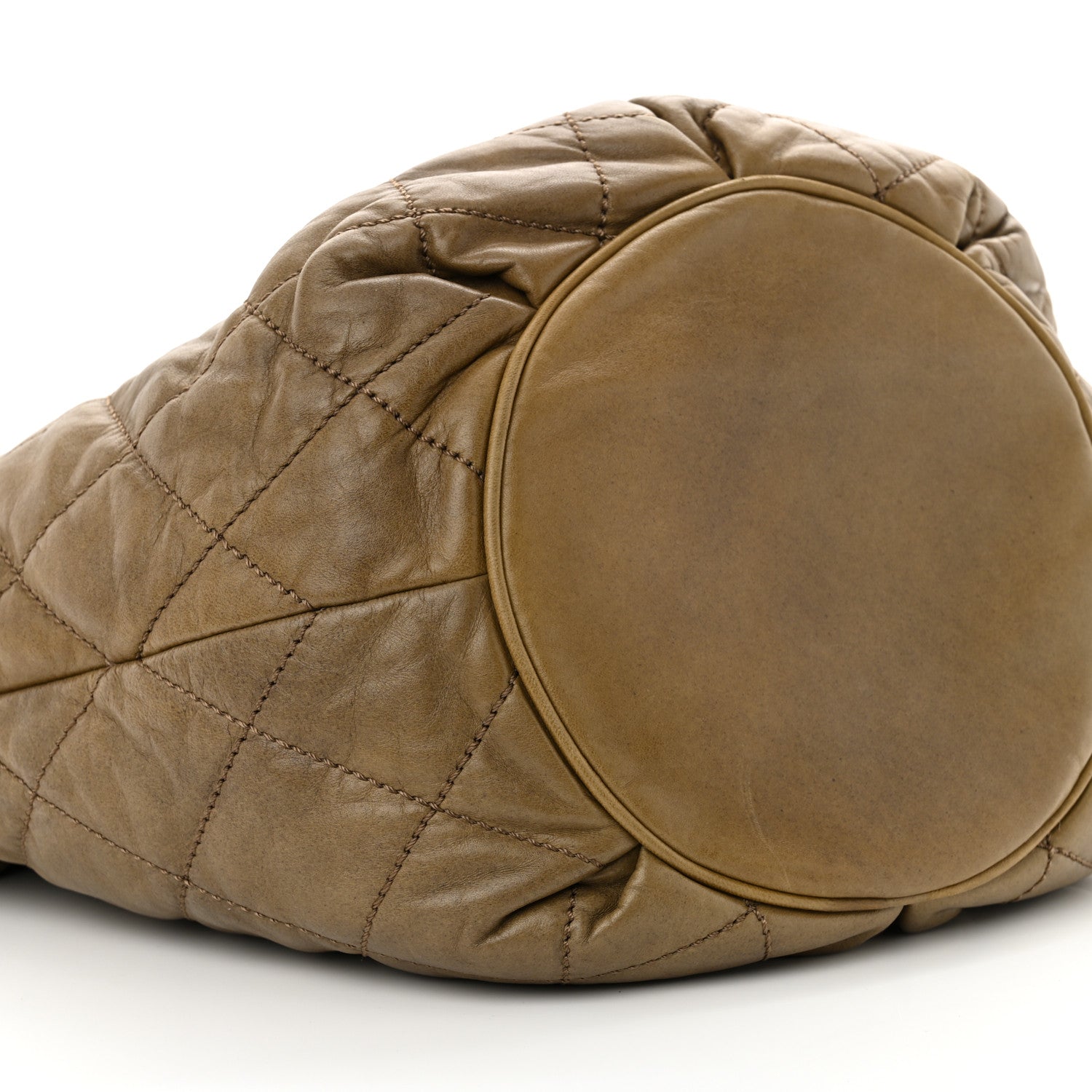 Chanel Lambskin Quilted Cloudy Bundle Hobo Green 10 of 11